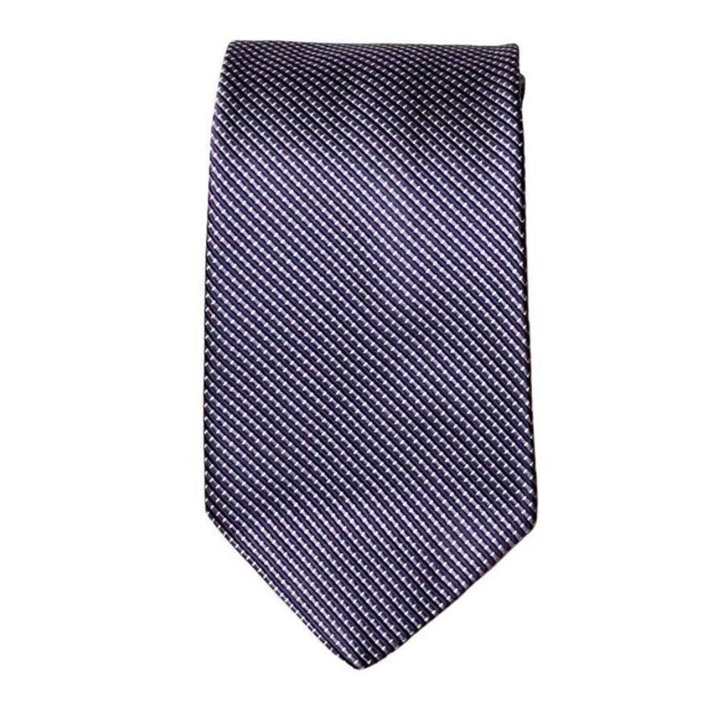 Brooks Brothers Mens Silk Tie - Purple Textured Pattern